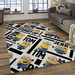 Despicable Me Film Movie Minion Characters Area Rug Home Decor Halloween Gift Best Present For Friends DMM31