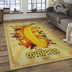 Despicable Me Film Movie Minion Characters Area Rug Home Decor Halloween Gift Best Present For Friends DMM38