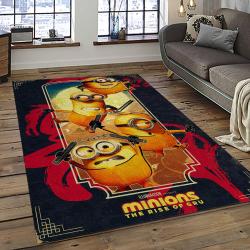 Despicable Me Film Movie Minion Characters Area Rug Home Decor Halloween Gift Best Present For Friends DMM40