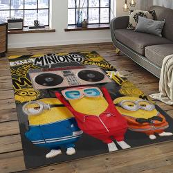 Despicable Me Film Movie Minion Characters Area Rug Home Decor Halloween Gift Best Present For Friends DMM56