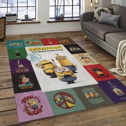 Despicable Me Film Movie Minion Characters Area Rug Home Decor Halloween Gift Best Present For Friends DMM61
