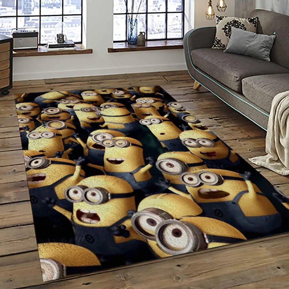 Despicable Me Film Movie Minion Characters Area Rug Home Decor Halloween Gift Best Present For Friends DMM82