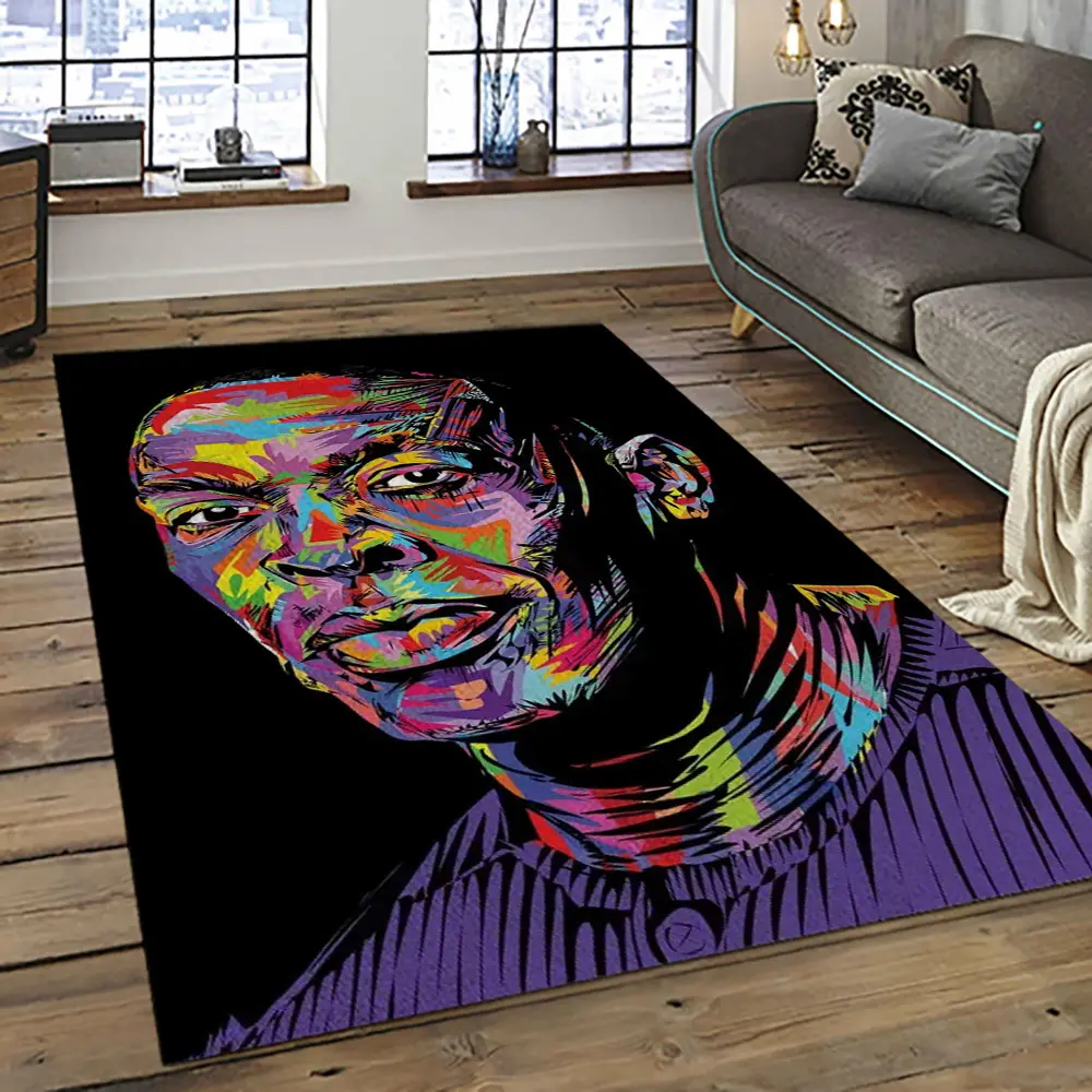 Dr. Dre Rapper Hiphop Music Retangle Carpet Area Rug Home Decor Best Gift For Fan And Friends DD20