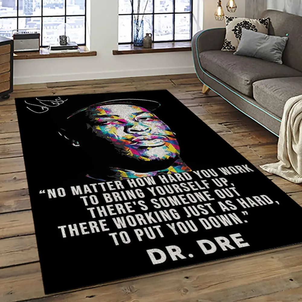 Dr. Dre Rapper Hiphop Music Retangle Carpet Area Rug Home Decor Best Gift For Fan And Friends DD4