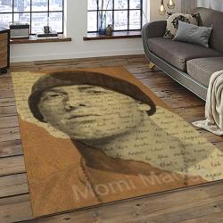Eminem Legend Rapper Hiphop Music Rap Carpet Area Rug Home Decor Gift For Fans Gift For Friends EMM1