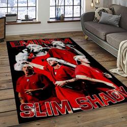 Eminem Legend Rapper Hiphop Music Rap Carpet Area Rug Home Decor Gift For Fans Gift For Friends EMM5
