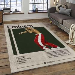 Eminem Legend Rapper Hiphop Music Rap Carpet Area Rug Home Decor Gift For Fans Gift For Friends EMM9