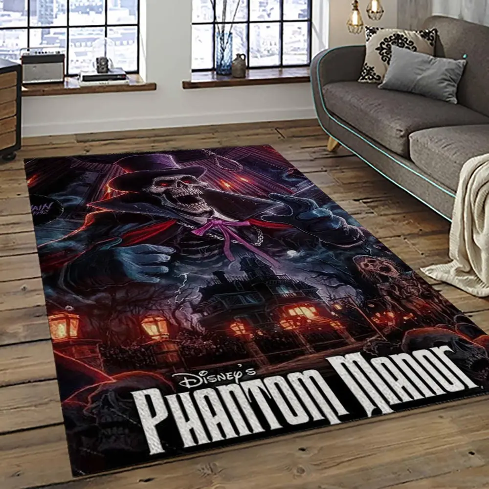 Halloween Style Pumpkin Autumn Retangle Carpet Area Rug Home Decor Halloween Gift HAL31