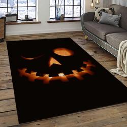 Halloween Style Pumpkin Autumn Retangle Carpet Area Rug Home Decor Halloween Gift HAL68