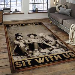 Hocus Pocus Supernatural Comedy Film Movie Carpet Area Rug Home Decor Halloween Gift Best Present For Friends HPS11