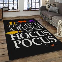 Hocus Pocus Supernatural Comedy Film Movie Carpet Area Rug Home Decor Halloween Gift Best Present For Friends HPS13