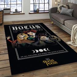 Hocus Pocus Supernatural Comedy Film Movie Carpet Area Rug Home Decor Halloween Gift Best Present For Friends HPS14