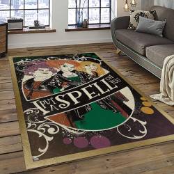 Hocus Pocus Supernatural Comedy Film Movie Carpet Area Rug Home Decor Halloween Gift Best Present For Friends HPS19