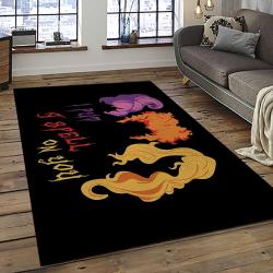 Hocus Pocus Supernatural Comedy Film Movie Carpet Area Rug Home Decor Halloween Gift Best Present For Friends HPS25
