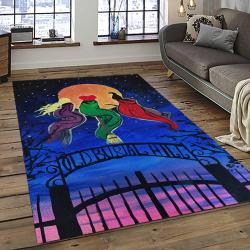 Hocus Pocus Supernatural Comedy Film Movie Carpet Area Rug Home Decor Halloween Gift Best Present For Friends HPS30