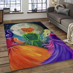 Hocus Pocus Supernatural Comedy Film Movie Carpet Area Rug Home Decor Halloween Gift Best Present For Friends HPS31