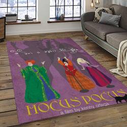 Hocus Pocus Supernatural Comedy Film Movie Carpet Area Rug Home Decor Halloween Gift Best Present For Friends HPS36