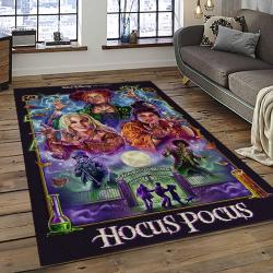 Hocus Pocus Supernatural Comedy Film Movie Carpet Area Rug Home Decor Halloween Gift Best Present For Friends HPS37