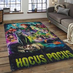 Hocus Pocus Supernatural Comedy Film Movie Carpet Area Rug Home Decor Halloween Gift Best Present For Friends HPS39