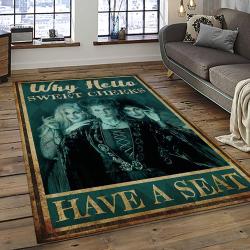 Hocus Pocus Supernatural Comedy Film Movie Carpet Area Rug Home Decor Halloween Gift Best Present For Friends HPS8