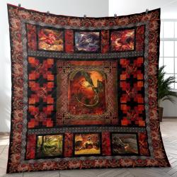 House Of The Dragon Film Movie Series Quilt Blanket Amazing Gift For Fans And Friends Home Decor HOTD2
