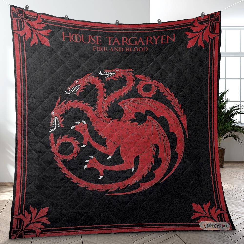 House Of The Dragon Film Movie Series Quilt Blanket Amazing Gift For Fans And Friends Home Decor HOTD23