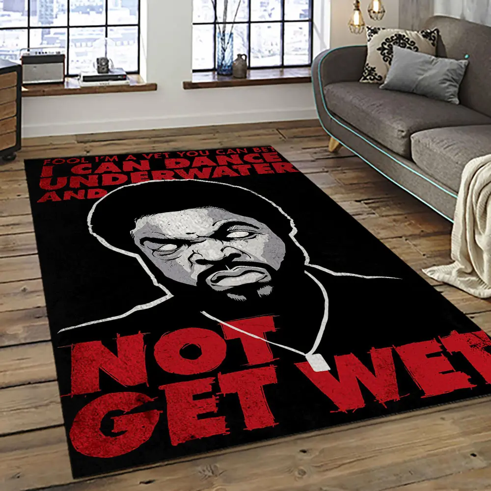 Ice Cube Rapper Hiphop Music Retangle Carpet Area Rug Home Decor Best Gift For Fan And Friends IC1