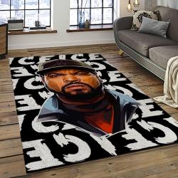 Ice Cube Rapper Hiphop Music Retangle Carpet Area Rug Home Decor Best Gift For Fan And Friends IC10