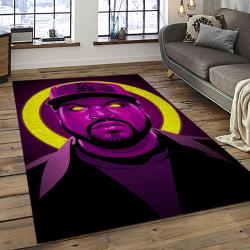 Ice Cube Rapper Hiphop Music Retangle Carpet Area Rug Home Decor Best Gift For Fan And Friends IC12