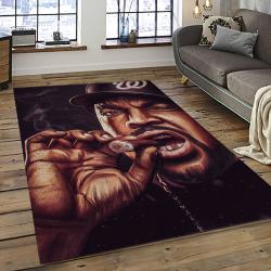 Ice Cube Rapper Hiphop Music Retangle Carpet Area Rug Home Decor Best Gift For Fan And Friends IC16