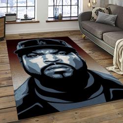 Ice Cube Rapper Hiphop Music Retangle Carpet Area Rug Home Decor Best Gift For Fan And Friends IC18