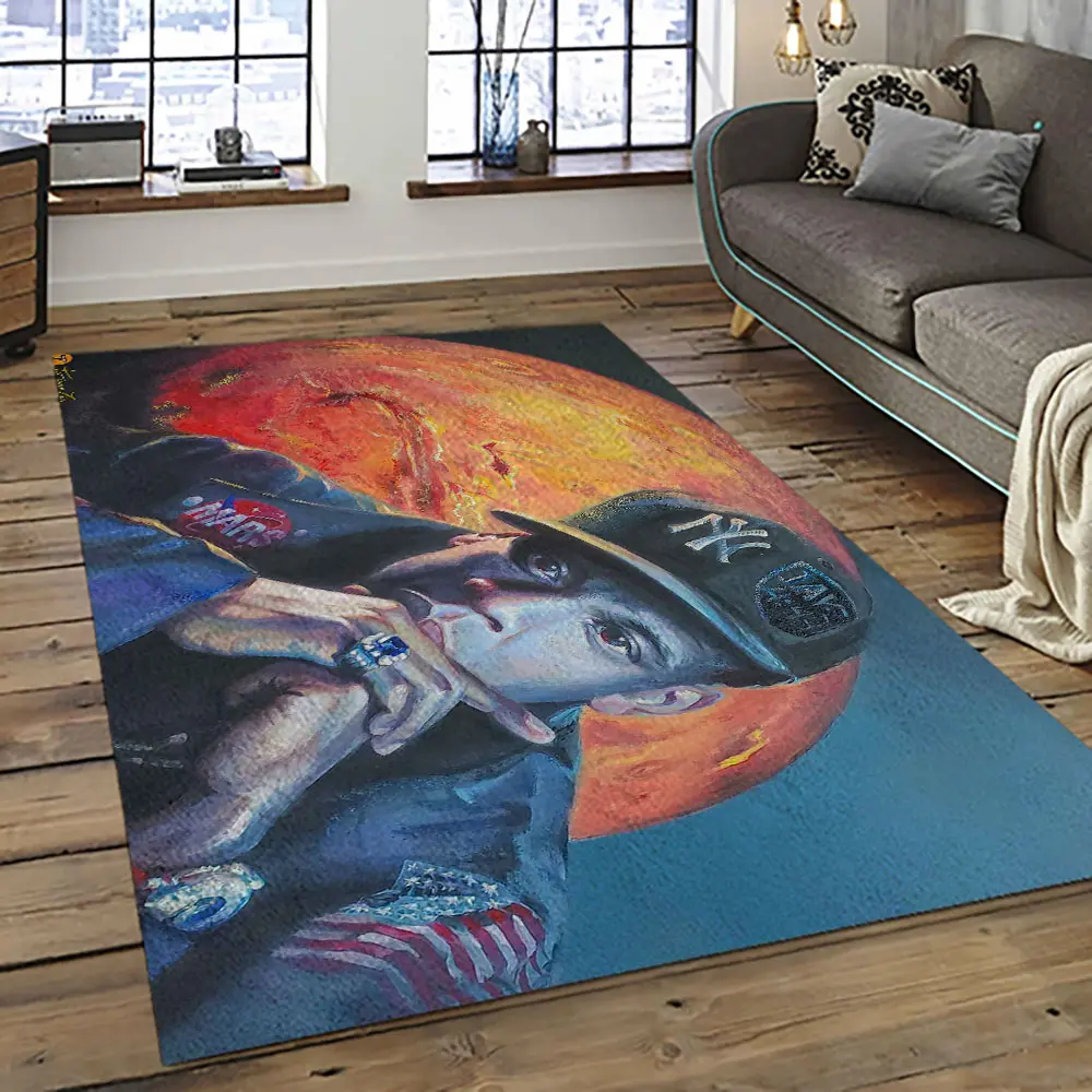 Jay-Z Rapper Hiphop Music Retangle Carpet Area Rug Home Decor Best Gift For Fan And Friends JZ12