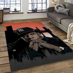 Jay-Z Rapper Hiphop Music Retangle Carpet Area Rug Home Decor Best Gift For Fan And Friends JZ18