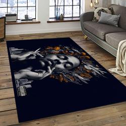 Kendrick Lamar Rapper Hiphop Music Retangle Carpet Area Rug Home Decor Best Gift For Fan And Friends KL11