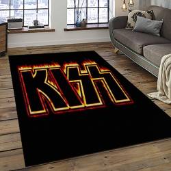 KISS Rock Band Music Retangle Carpet Area Rug Home Decor Best Gift For Fan And Friends AS1