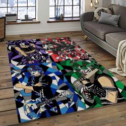 KISS Rock Band Music Retangle Carpet Area Rug Home Decor Best Gift For Fan And Friends AS12