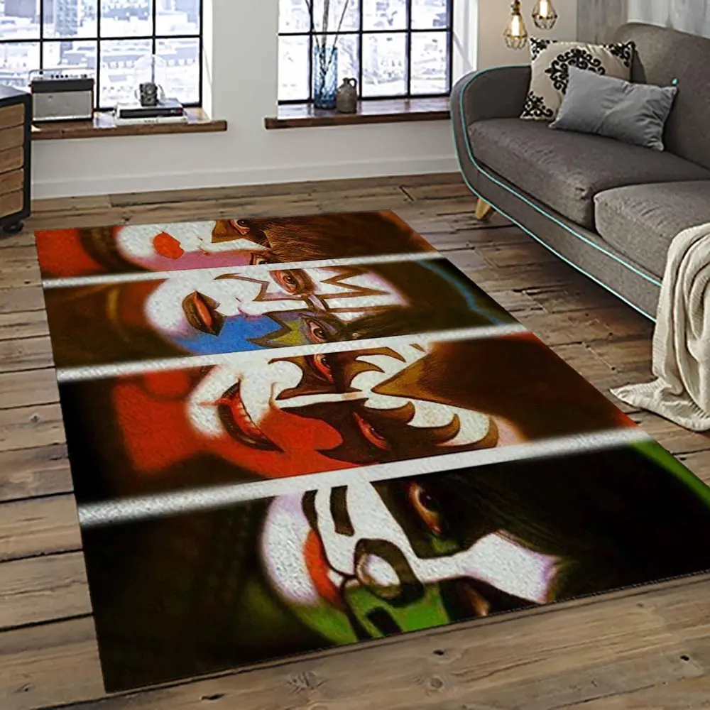 KISS Rock Band Music Retangle Carpet Area Rug Home Decor Best Gift For Fan And Friends AS18
