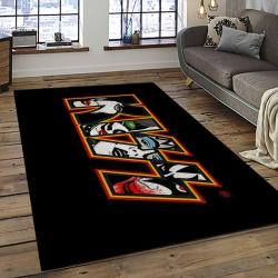 KISS Rock Band Music Retangle Carpet Area Rug Home Decor Best Gift For Fan And Friends AS20