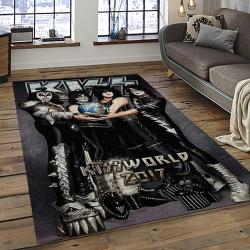 KISS Rock Band Music Retangle Carpet Area Rug Home Decor Best Gift For Fan And Friends AS21