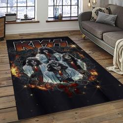 KISS Rock Band Music Retangle Carpet Area Rug Home Decor Best Gift For Fan And Friends AS23
