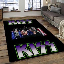 KISS Rock Band Music Retangle Carpet Area Rug Home Decor Best Gift For Fan And Friends AS25