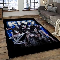 KISS Rock Band Music Retangle Carpet Area Rug Home Decor Best Gift For Fan And Friends AS42