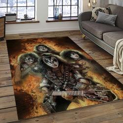 KISS Rock Band Music Retangle Carpet Area Rug Home Decor Best Gift For Fan And Friends AS44