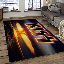 KISS Rock Band Music Retangle Carpet Area Rug Home Decor Best Gift For Fan And Friends AS48