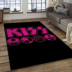 KISS Rock Band Music Retangle Carpet Area Rug Home Decor Best Gift For Fan And Friends AS5