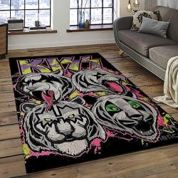 KISS Rock Band Music Retangle Carpet Area Rug Home Decor Best Gift For Fan And Friends AS57