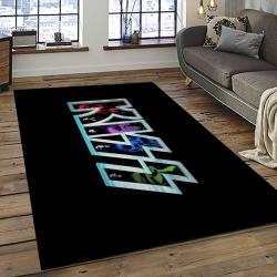 KISS Rock Band Music Retangle Carpet Area Rug Home Decor Best Gift For Fan And Friends AS59