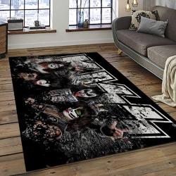 KISS Rock Band Music Retangle Carpet Area Rug Home Decor Best Gift For Fan And Friends AS64