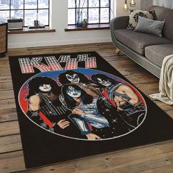 KISS Rock Band Music Retangle Carpet Area Rug Home Decor Best Gift For Fan And Friends AS7