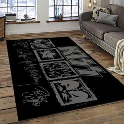 KISS Rock Band Music Retangle Carpet Area Rug Home Decor Best Gift For Fan And Friends AS70